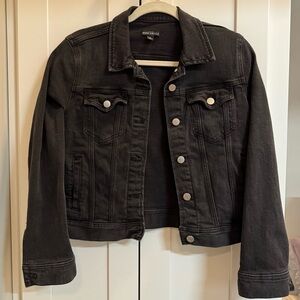 J.Crew Mercantile Black Denim Jean Jacket Small